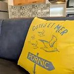 아파트 Bel Appartement, Jardin Et Terrasse , A 800 Metres Du Port De 포르닉